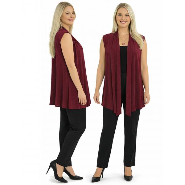 Wholesale 1178 - Slinky Travel Pants  Cabernet - One Size Fits All