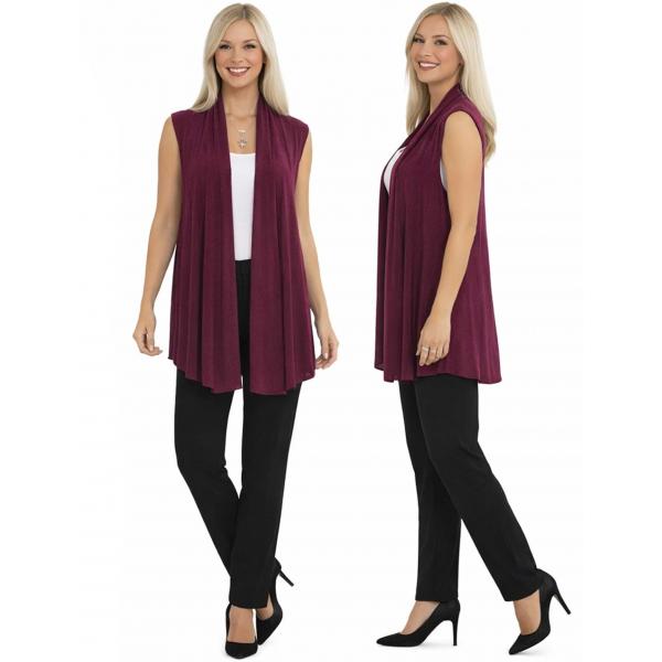 wholesale 1429 - Slinky TravelWear Vest Plum - One Size Fits All