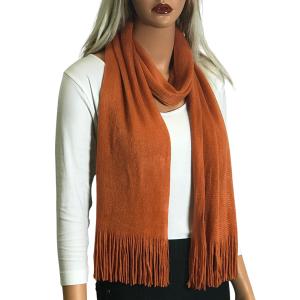 0940002 - Cashmere Feel Scarves Rust Oblong Scarf - Cashmere Feel 0940002 - 