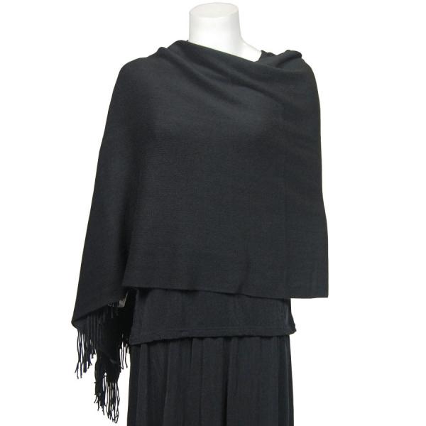wholesale 0940001 - Shawls - Cashmere Feel  Black (TEST ITEM DO NOT ORDER) - 