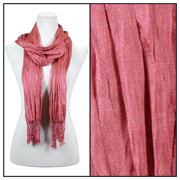 Wholesale Oblong Scarves - Cotton/Silk Blend 100 Berry - 