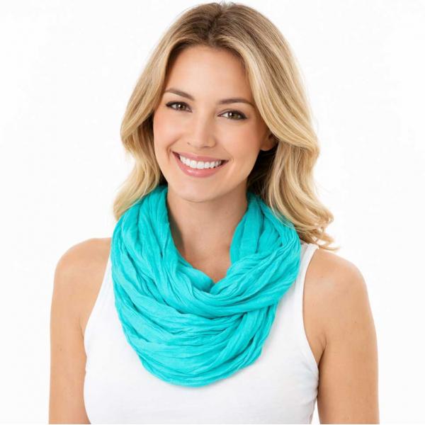 wholesale 100 - Cotton/Silk Blend Infinity Scarves Peppermint
(MB) - 