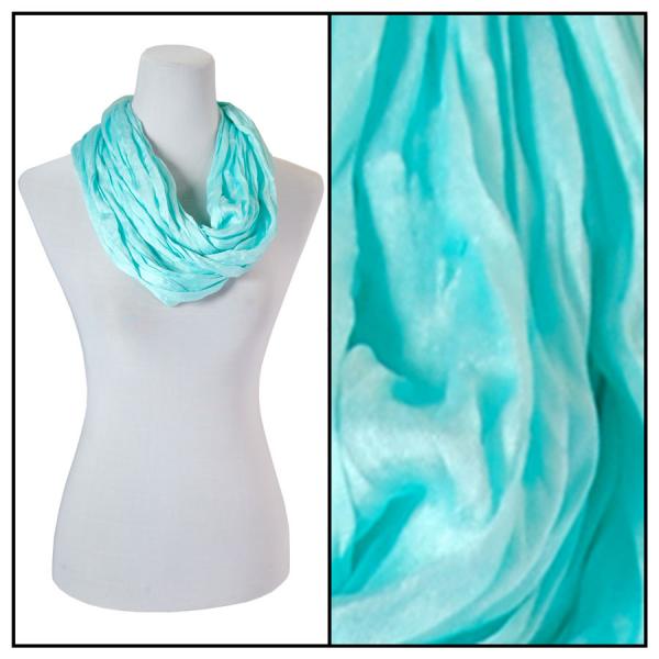 wholesale 100 - Cotton/Silk Blend Infinity Scarves Mint - 