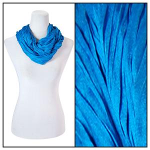 100 - Cotton/Silk Blend Infinity Scarves Blue - 