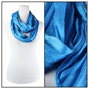 100 - Cotton/Silk Blend Infinity Scarves Pacific Blue  - 