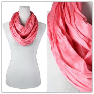 100 - Cotton/Silk Blend Infinity Scarves Rose - 