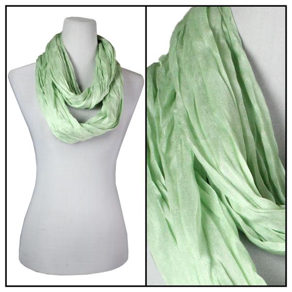 wholesale 100 - Cotton/Silk Blend Infinity Scarves Honeydew - 