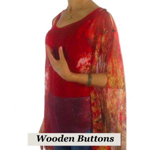 Wholesale  128RD Wooden Buttons<br> Red (Trees) - 