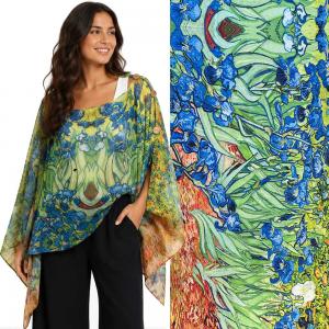 1799/T - Silky Six Button Ponchos ART/02<br>
Jonquils - 