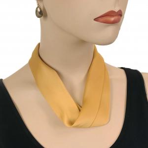 Satin Fabric Necklace 1818 #019 Gold (Bronze Magnet) - 