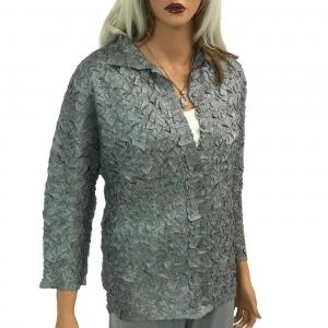 1831 - Origami Blouses Grey  - One Size Fits Most