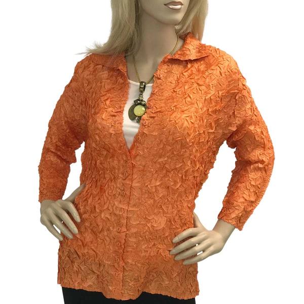 Wholesale 1831 - Origami Blouses Orange  - One Size Fits Most