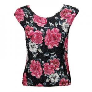 1904 - Magic Crush Cap Sleeve Tops P11 - Multi Floral - One Size Fits  (S-L)