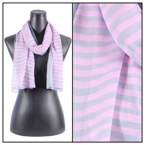 Silky Dress Scarves - 1909 N11310 Light Pink - 