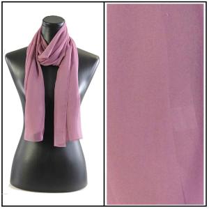 Silky Dress Scarves - 1909 S09 Solid Dusty Purple - 