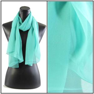 Wholesale  S22<br>Solid Jade <br>Silky Dress Scarf (MB) - 