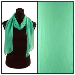 Silky Dress Scarves - 1909 S30 Solid Mint - 