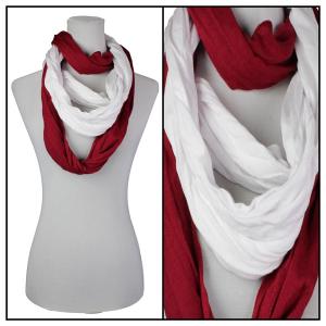 Wholesale  Crimson-White (Alabama) Infinity Scarves - Team Spirit 200* - 