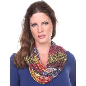 26791 - Confetti Infinity Scarves Navy-Red-Yellow - 