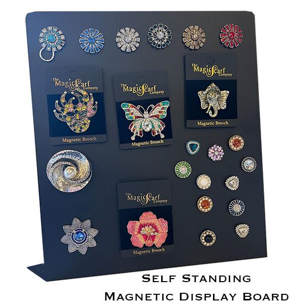 Magnetic Brooches - Small Double Sided 1970 Magnetic Display Board - 