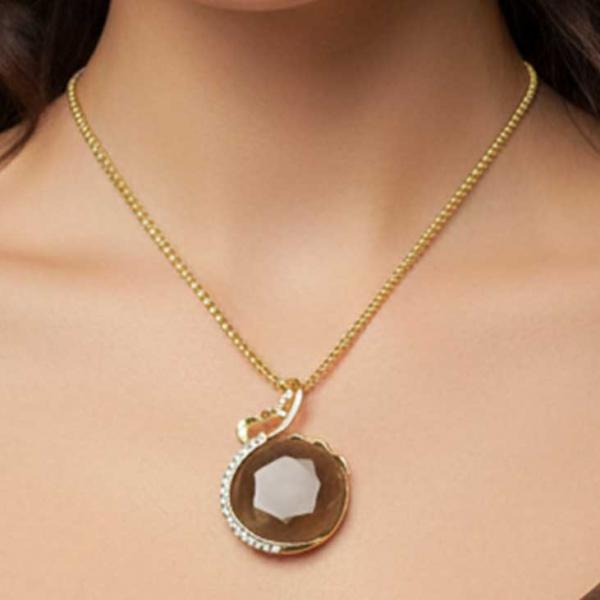 wholesale 1988 - Goddess of The Moon Necklace 34 - Champagne - 