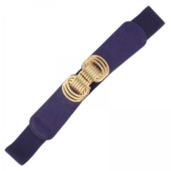 wholesale 2276 Fashion Stretch Belts S0024 - Cobalt - ONE SIZE FITS (S-L)