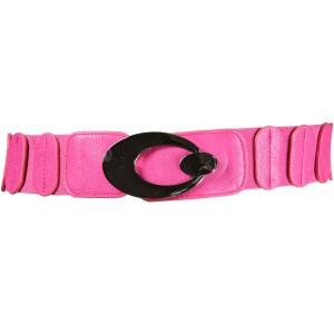 2276 Fashion Stretch Belts J4022 - Hot Pink - One Size Fits (S-L)