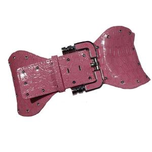 2276 Fashion Stretch Belts 1190 - Pink - One Size Fits (S-L)