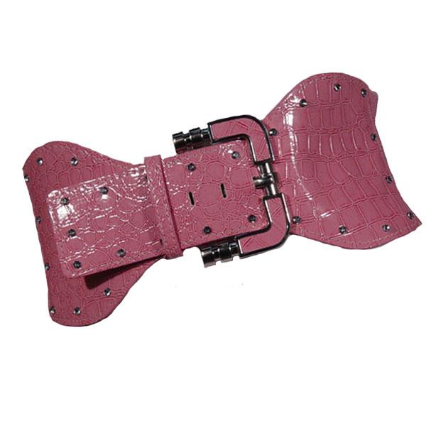 wholesale Fashion Stretch Belts 2276 1190 - Pink - ONE SIZE FITS (S-L)