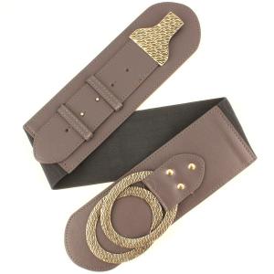 2276 Fashion Stretch Belts 51761 - Dark Brown - One Size Fits (S-L)
