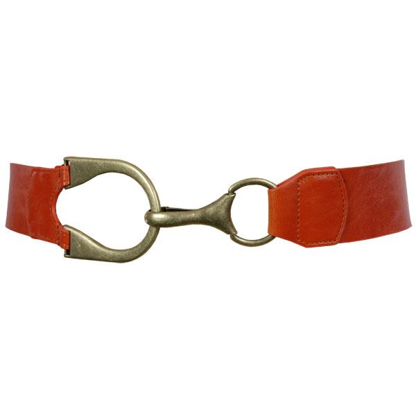wholesale Fashion Stretch Belts 2276 W8267 - Orange - ONE SIZE FITS (S-L)