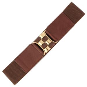 2276 Fashion Stretch Belts X9061 - Brown - One Size Fits (S-L)