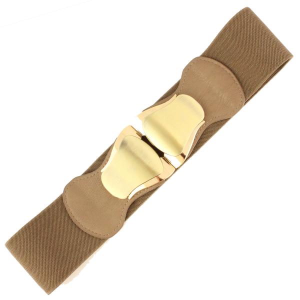 wholesale Fashion Stretch Belts 2276 X9272 - Mocha - ONE SIZE FITS (S-L)