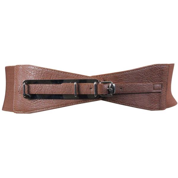 wholesale Fashion Stretch Belts 2276 Y5081 - Camel - ONE SIZE FITS (S-L)