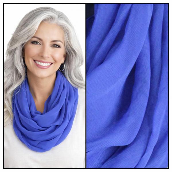 Wholesale 2282/T - Silky Dress Infinities S03<br>Solid Royal (MB) - 22