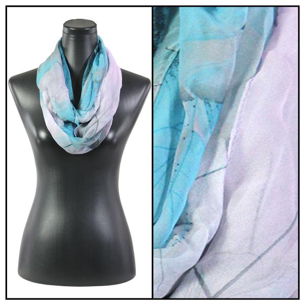 Wholesale 2282/T - Silky Dress Infinities LO05<br>Lotus - Teal-Pink (MB) - 22