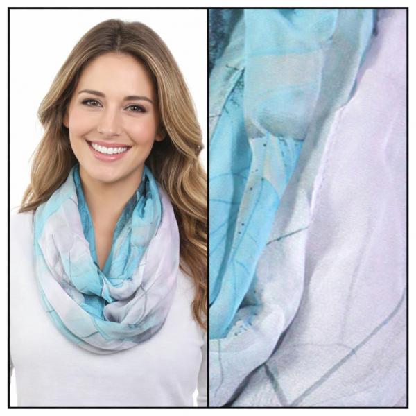 Wholesale 2282/T - Silky Dress Infinities LO05<br>Lotus - Teal-Pink (MB) - 22