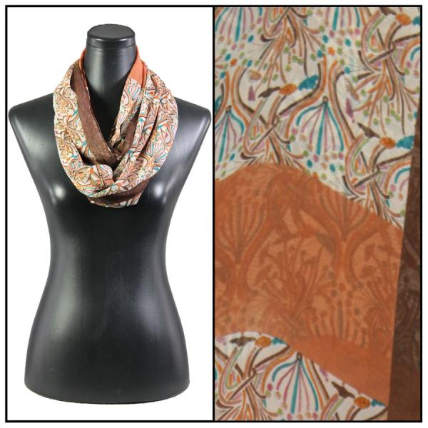 Wholesale 2282/T - Silky Dress Infinities 012BR - Brown Mix (MB) - 22