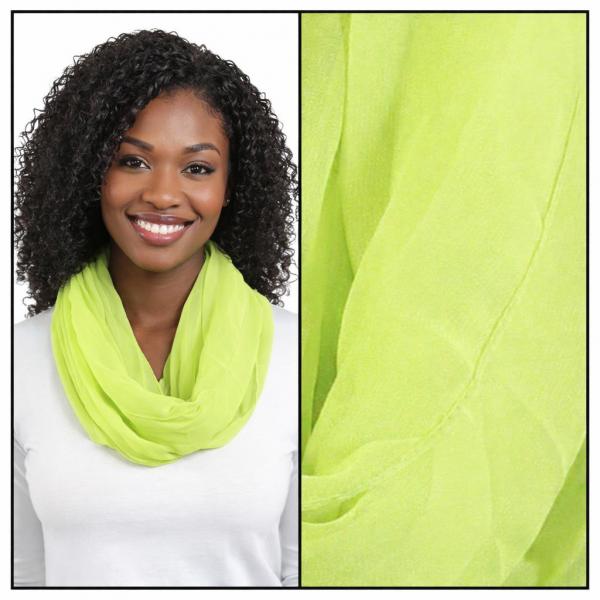 Wholesale 2282/T - Silky Dress Infinities S09<br>Solid Leaf Green - 22