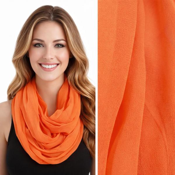 Wholesale 2282/T - Silky Dress Infinities S19<br>Solid Orange - 22