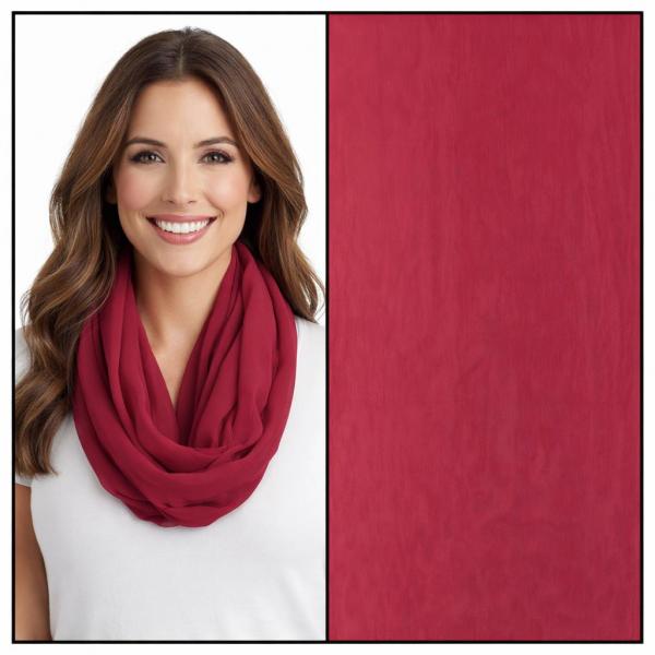 Wholesale 2282/T - Silky Dress Infinities S22<br>Solid Burgundy (MB) - 22