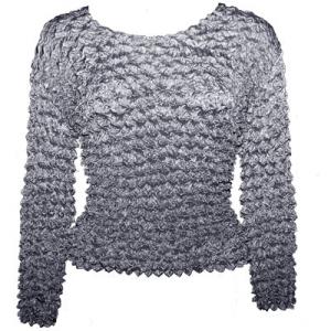 231 - Gourmet Popcorn - Long Sleeve Variegated Grey - One Size Fits Most