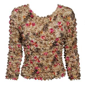 231 - Gourmet Popcorn - Long Sleeve Leopard with Roses - One Size Fits Most