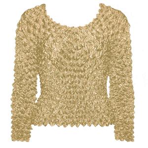 Gourmet Popcorn - Long Sleeve Beige - One Size Fits Most