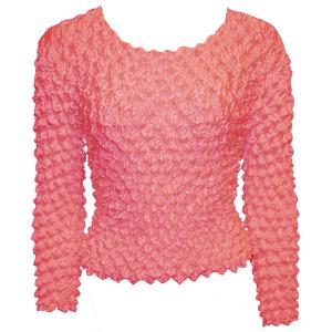 Gourmet Popcorn - Long Sleeve Coral - One Size Fits Most