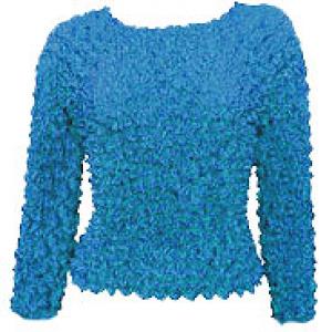 231 - Gourmet Popcorn - Long Sleeve Turquoise - One Size Fits Most