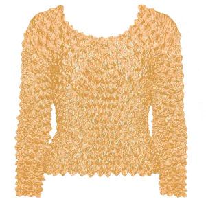 Gourmet Popcorn - Long Sleeve Peach - One Size Fits Most