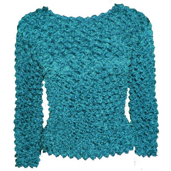 Wholesale Gourmet Popcorn - Long Sleeve Teal Blue - One Size Fits Most