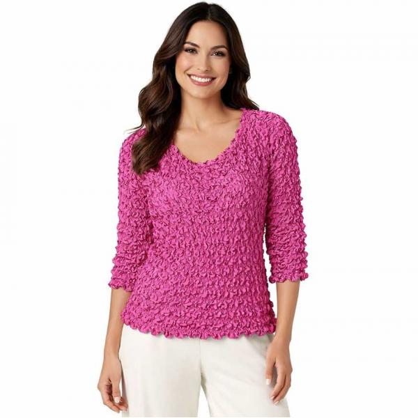 wholesale 232 - Travel Popcorn - Three Quarter Sleeve Raspberry - One Size Fits Most