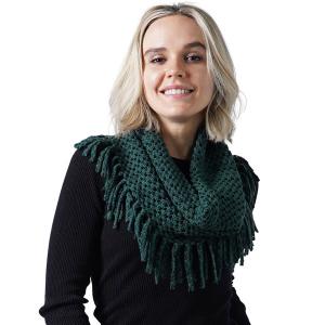 7352 -  Chenille Knit Infinities 7352 - Hunter Green<br>
Chenille Knit Infinity - 